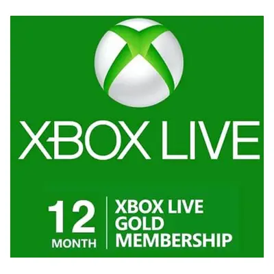 Xbox LIVE 12 Month Gold Code: India