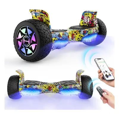 IHoverboard H8 LED Yellow Off Road Hoverboard 8.5"