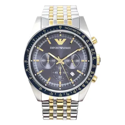 Emporio Armani AR8030 Two Tone Tazio Chronograph Men's Watch