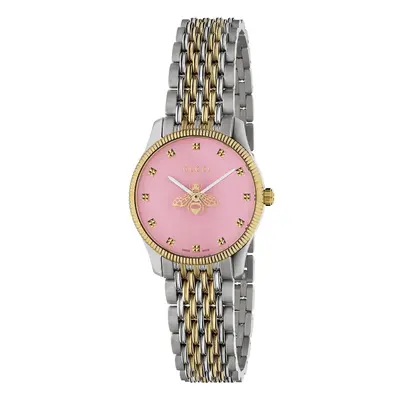 Gucci YA1265030 G-Timeless 29mm Ladies Pink Dial Bee Motif Watch