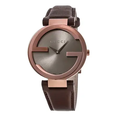 Gucci YA133309 Interlocking G Brown Dial Ladies Watch