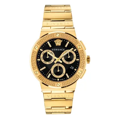 Versace VEZ900421 Men's Greca Logo Chrono Watch