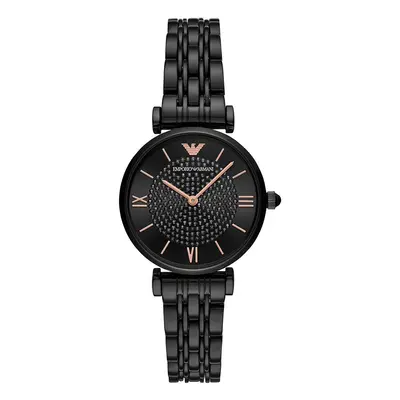 Emporio Armani AR11245 T-Bar Black Ladies Watch