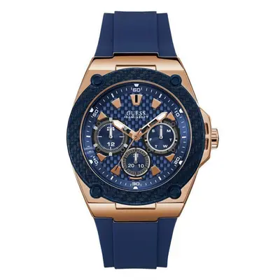 Guess W1049G2 Legacy Blue Dial Blue Silicone Men's Watch