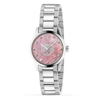 Gucci YA1265013 G-Timeless 27mm Ladies Pink Dial Watch