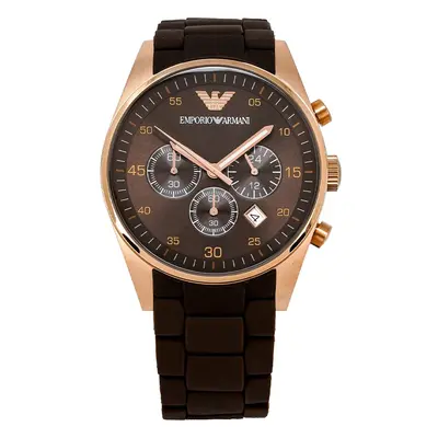 Emporio Armani AR5890 Men's Chronograph Watch Brown