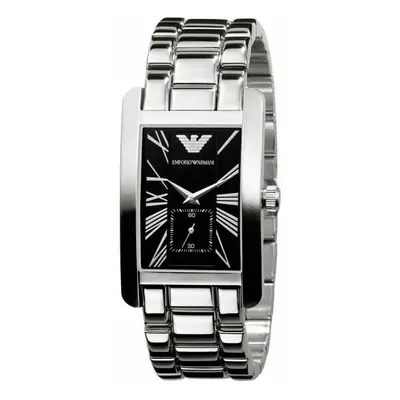 Emporio Armani AR0156 Classic Black Rectangle Men's Watch