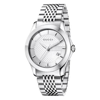 Gucci YA126401 G-Timeless Silver Dial Men's Watch