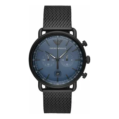 Emporio Armani AR11201 Chronograph Date Mesh Bracelet Strap Men's Watch