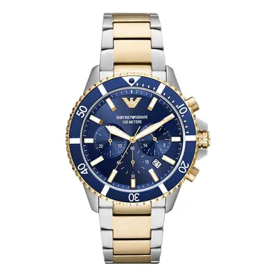 Emporio Armani AR11362 Chronograph Diver Two Tone Men's Watch