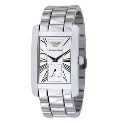 Emporio Armani AR0145 Classic White Dial Men's Watch