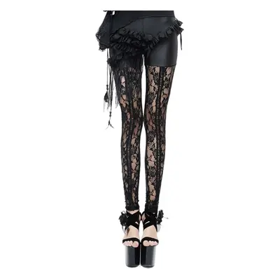 women's trousers (leggings) DEVIL FASHION - Ghost Dance Gothic Mesh