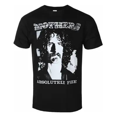 men's t-shirt FRANK ZAPPA - ABSOLUTELY FREE - BLACK - PLASTIC HEAD