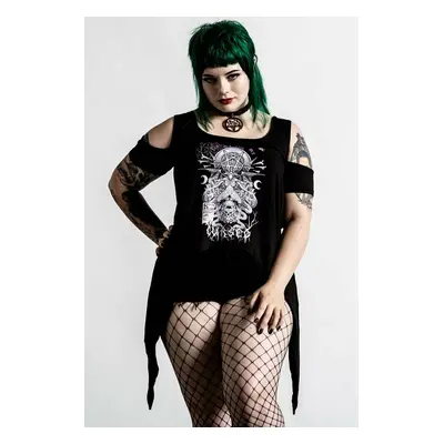 women's t-shirt (top) KILLSTAR- Cursed Penta - Black