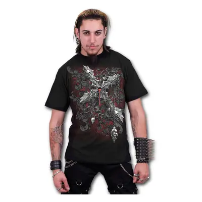 t-shirt men's - CROSS OF DARKNESS - SPIRAL