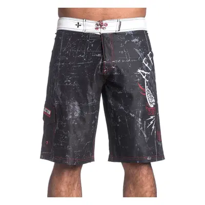 swimsuits men (shorts) AFFLICTION - Wild Wing - BK