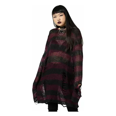 sweater unisex KILLSTAR- Cassius Knit - Black/Currant