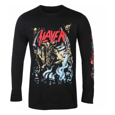 Men's t-shirt long sleeve Slayer - Airbrush Demon - Black - ROCK OFF