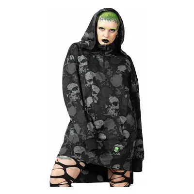 hoodie unisex KILLSTAR - Tzompantli Oversized - Black