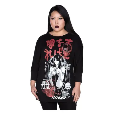 Women's t-shirt (tunic) KILLSTAR - Rumour - Raglan