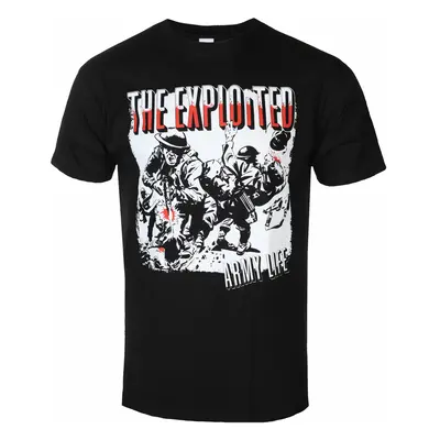 men's t-shirt THE EXPLOITED - ARMY LIFE (BLACK) - PLASTIC HEAD