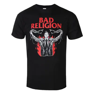 t-shirt metal men's Bad Religion - SNAKE PREACHER - PLASTIC HEAD