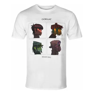 men's t-shirt Gorillaz - Demon Days - WHITE - ROCK OFF