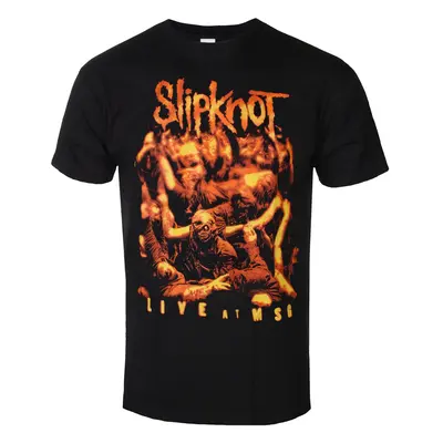 men's t-shirt Slipknot - MSG Setlist - Black