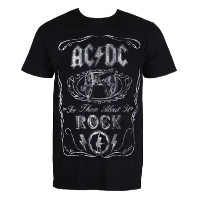 t-shirt metal men's AC-DC - Canon Swig - ROCK OFF