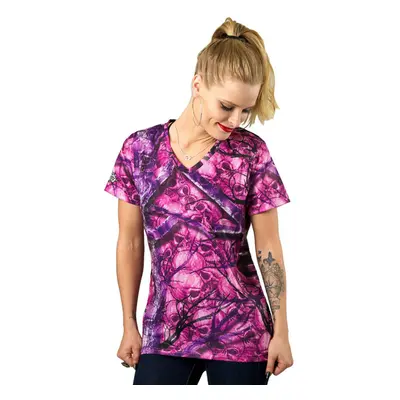 t-shirt hardcore women's - GIRL PINK SKULL - LETHAL THREAT