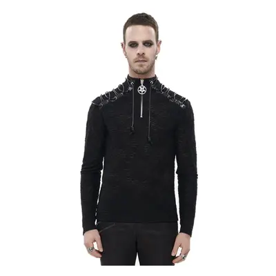 men's long-sleeved t-shirt DEVIL FASHION - Cultist Punk Pentagram