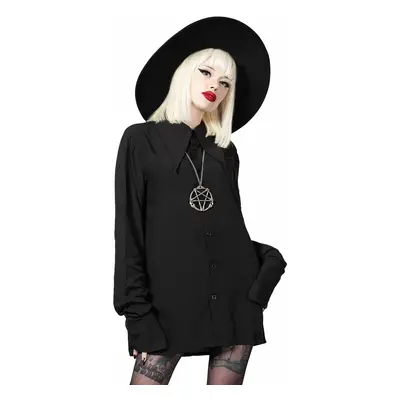 unisex shirts long sleeve KILLSTAR - Paimon - Black