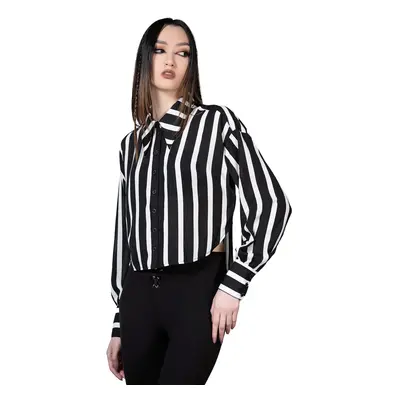 women's shirt KILLSTAR - Zaniyah - Black & White