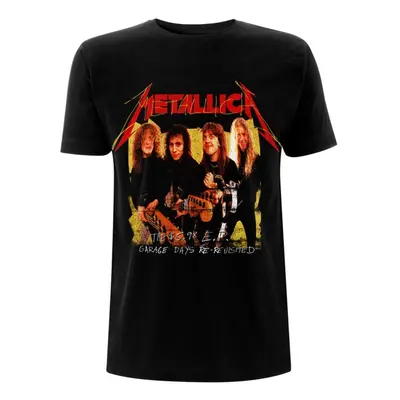 men's t-shirt Metallica - Garage Photo - Yellow Black