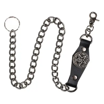 Chain Pentagram - Dark Silver