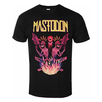 men's t-shirt Mastodon - Double Brimstone Neon - BLACK - ROCK OFF