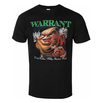 men's t-shirt WARRANT - DIRT ROTTEN… - RAZAMATAZ