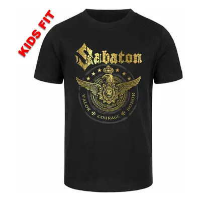 children's t-shirt Sabaton - (Wings of Glory) - black - METAL-KIDS