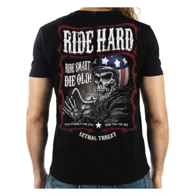 t-shirt hardcore men's - RIDE HARD - LETHAL THREAT