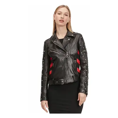 Women's (biker) jacket G2WTaly - SF LAROXV - Black / Red