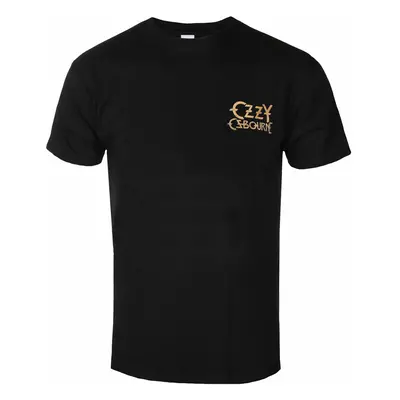 men's t-shirt Ozzy Osbourne - Patient No.9 Gold Logo - Black - ROCK OFF