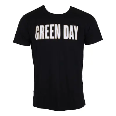 t-shirt metal men's Green Day - Logo & Grenade Applique Slub - ROCK OFF