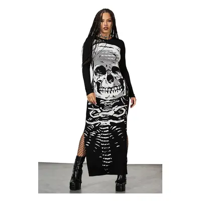 women's dress KILLSTAR - Spine Chilling - Black