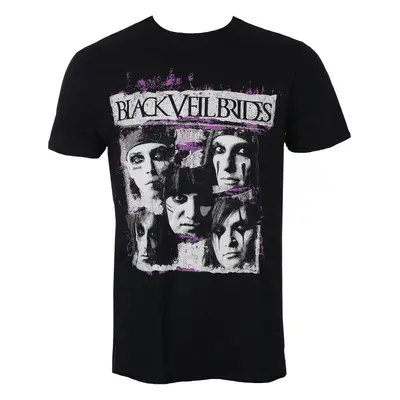 t-shirt metal men's Black Veil Brides - Grunge Faces - ROCK OFF