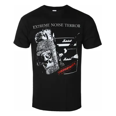 men's t-shirt EXTREME NOISE TERROR - PHONOPHOBIA - BLACK - PLASTIC HEAD