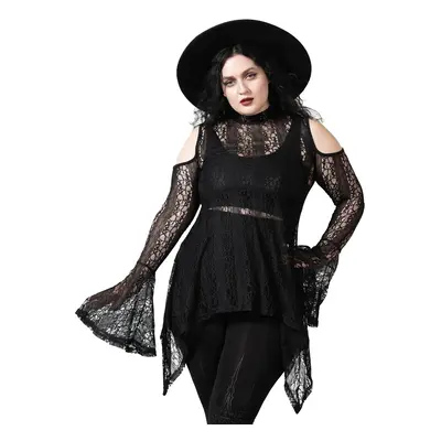 women's t-shirt with long sleeves (top) KILLSTAR - Acantha - Black