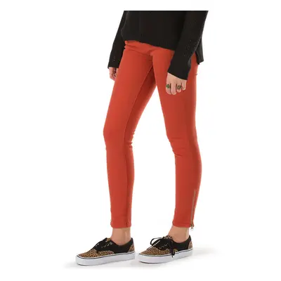 women's trousers VANS - Moto Skinny Denim - Ketchup