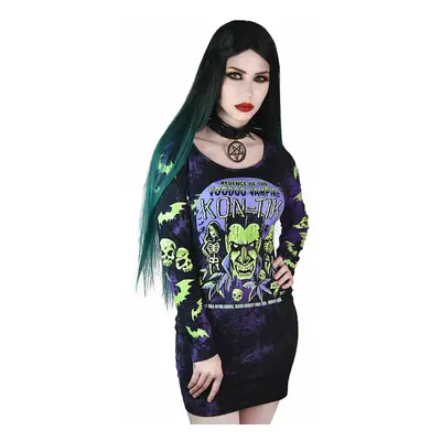 women's dress KILLSTAR - Kon-Tiki Tie Dye - Violet