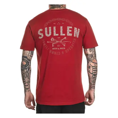 Men's t-shirt SULLEN - BRICK BY BRICK - CHILI PEPPER