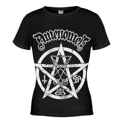 Women's t-shirt AMENOMEN - Pentagram - Black